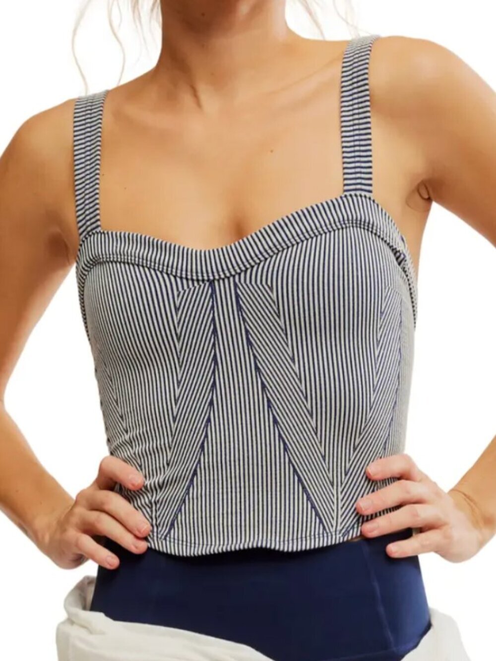 FP Movement Perfectly Plated Camisole Black Combo tank Free People Sz XL